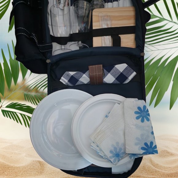 NWOT PICNIC PLUS 2 Person picnic backpack NWOT - Picture 4 of 9